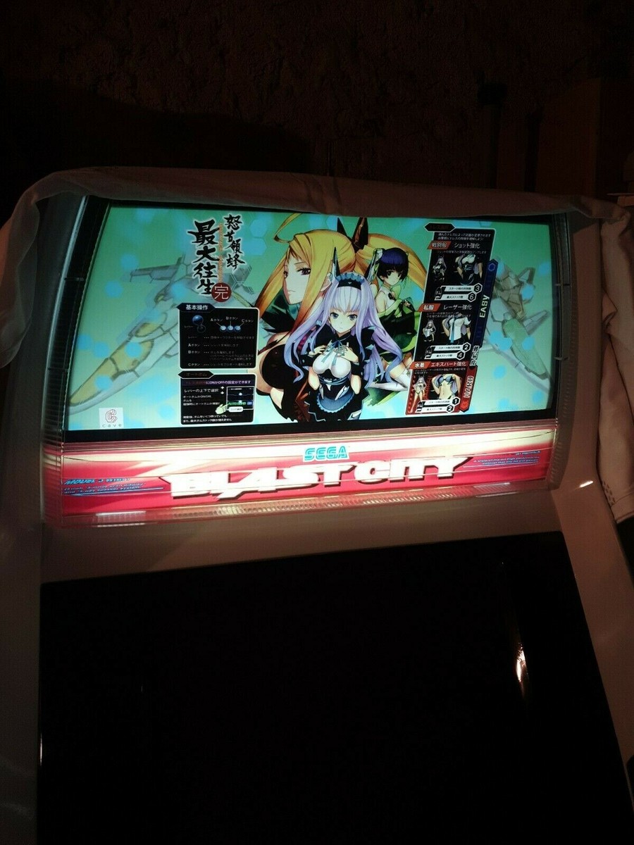 Backlit) CAVE DoDonPachi SaiDaiOuJou Art set for Sega Blast City
