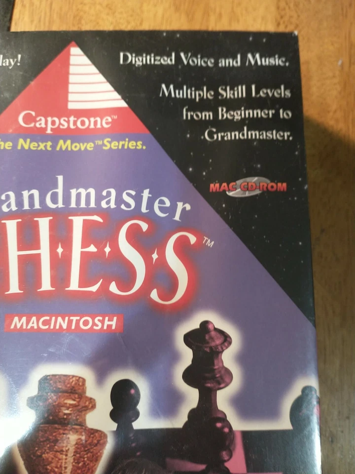* Grandmaster Championship Chess New In Box PC Game 1995 Capstone CD-Rom - Image 2 of 4