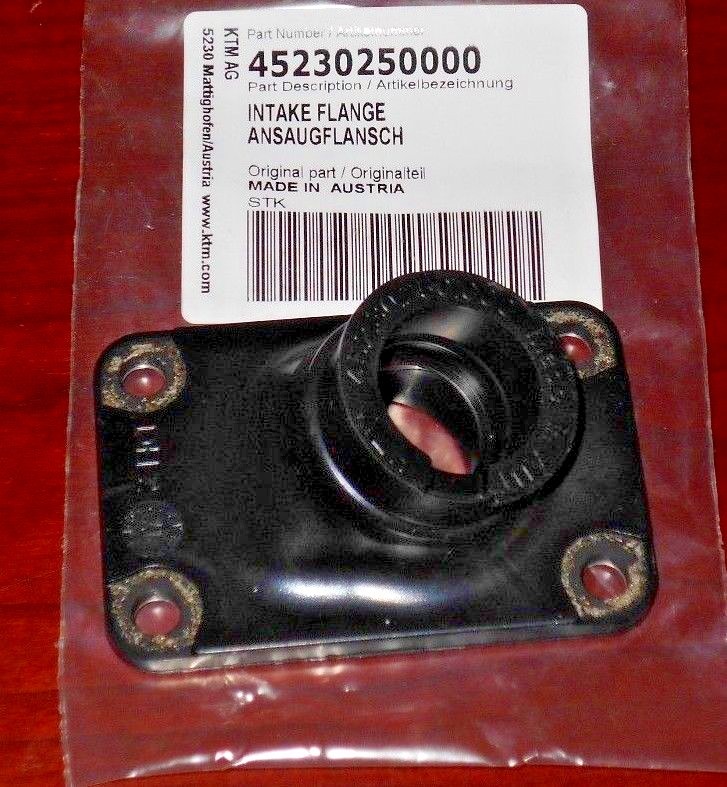 KTM 50SX 50 SX MINI ENGINE CARBURETOR INTAKE, REED CAGE BOOT