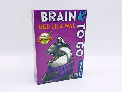 KOSMOS Brain to go - Der lila Wal - Kartenspiel für 1-4 Spieler ab 8 Jahre + NEU