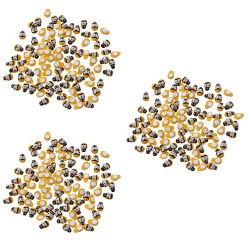 300 STCK. Flachrücken Bienen zum Selbermachen Nähtnöpfe Holzpuzzle Chips Ausschnitte Ornamente - Bild 1 von 12