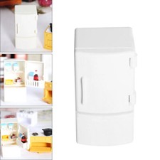 Miniature Kitchen Furniture Accessory Set Dollhouse 1:12 Scale Refrigerator . 