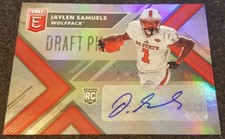 2018 ELITE DRAFT PICKS JAYLEN SAMUELS RC AUTOGRAPH *STEELERS* NRMT