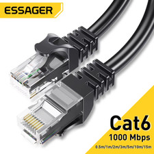 CAT6 Ethernet Cable High Speed LAN Network RJ45 Patch Cord 5M 10M 15M