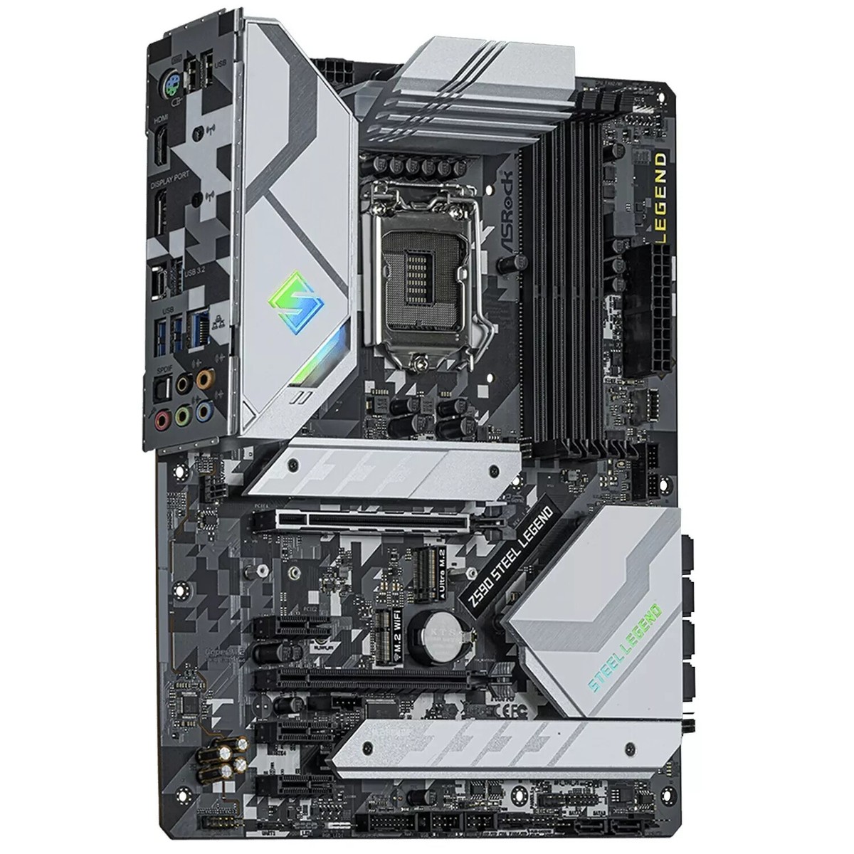 ASRock Z590 Steel Legend Motherboard ATX Intel Z590 LGA1200 DDR4