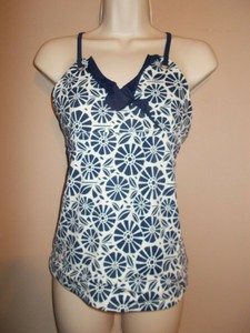 white tankini top plus size