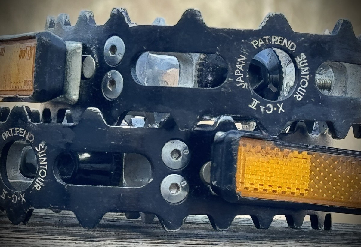 Suntour XC 2 Bear Trap Pedals Complete XC II Nicely Preserve