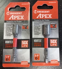 Crescent Apex Imoact Magnetic Nutsetter Set 4pc (1/4", 3/8", 5/16", 7/16")