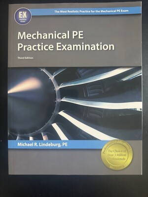 Mechanical PE Practice Examination by PE Lindeburg Michael R (2013, Trade...