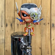 Iron Maiden Beer Tap Handle Mini Cyborg Eddie Robot Heavy Metal Music