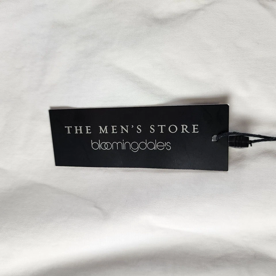 The Men's Store at Bloomingdale's Twill Regular Fit Shorts Men's 30 White Pocket - Image 4 of 4