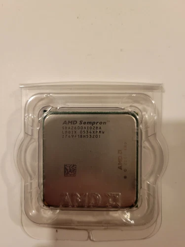 AMD OEM Sempron 2600+ 1600 MHz 128KB Cache Socket 754 CPU SDA2600AI02BA