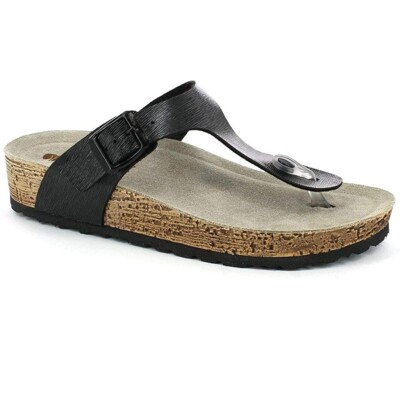 Damenschuhe Inblu - Art. NM20 Zehentrenner schwarz Komfort
