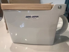 ZERO JAPAN Salt Box - White - 15oz / 420ml Made in Japan