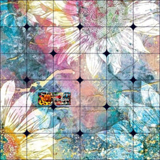 Sublimation Print Watercolor Sunflower Full Page Ready to Press Heat Transfer