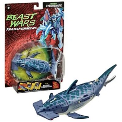 HASBRO 2022 TRANSFORMERS BEAST WARS MAXIMAL CYBERSHARK DELUXE CLASS MOSC SEALED