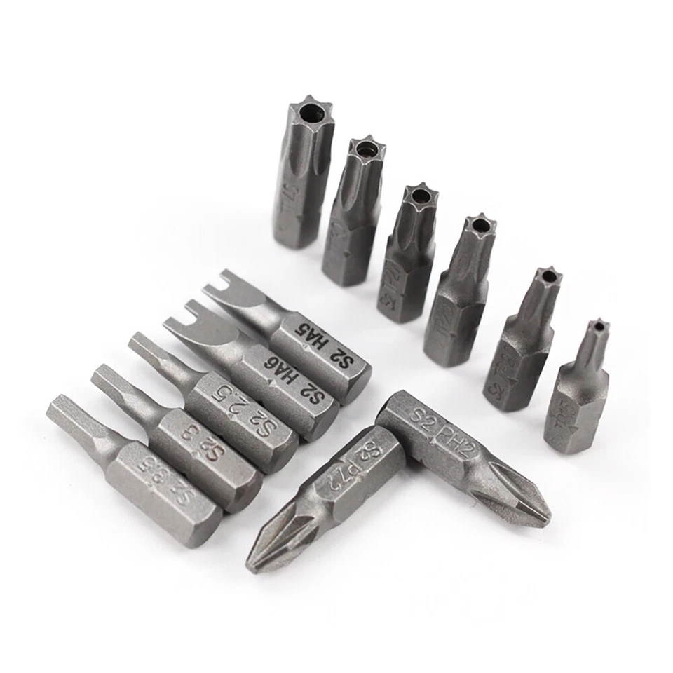 Mini Screwdriver Bit 1/4" Impact Drill Driver Hex Phillips Slotted Torx Magnetic - Image 4 of 4