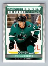 2021-22 UD Series 2 O-Pee-Chee Update Rookies  #611 William Eklund Sharks