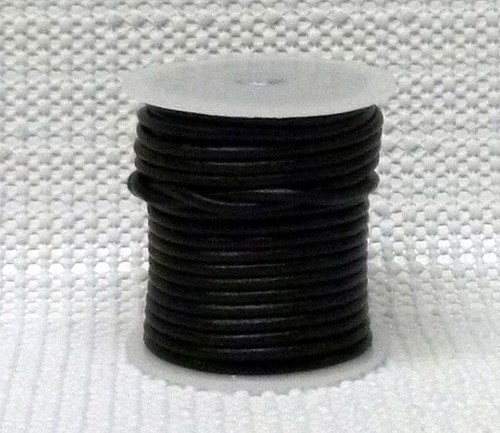 Farbige Lederkordelspule 1,5 mm 2 mm hochwertig GEFÄRBTES LEDER Handwerk - Bild 2 von 10