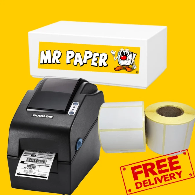 Bixolon SLP-DX220 Thermoetiketten - verschiedene Größen **KOSTENLOSE LIEFERUNG**