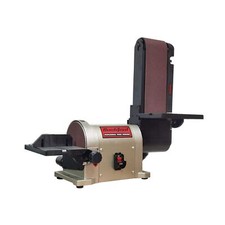 BUCKTOOL 5.0A Belt Disc Sander 4 in x 36 in Belt and 6 in Disc Sander with 3/...