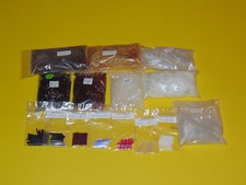 20  25mm Bugle Bead Variety - 986 Grams Lot of 15 Packs NOS