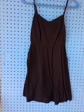 SO Junior Sz medium Spaghetti Strap Black Short Dress 