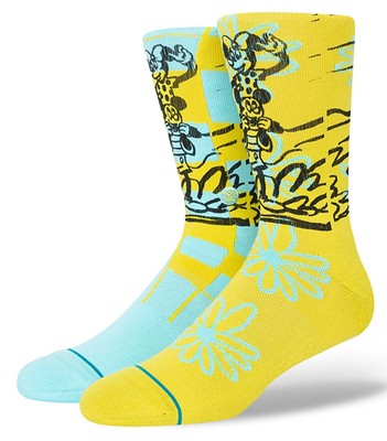 STANCE TANDEM BY RUSS SOCKEN BLUE MICKEY MOUSE| Größe L 43-47