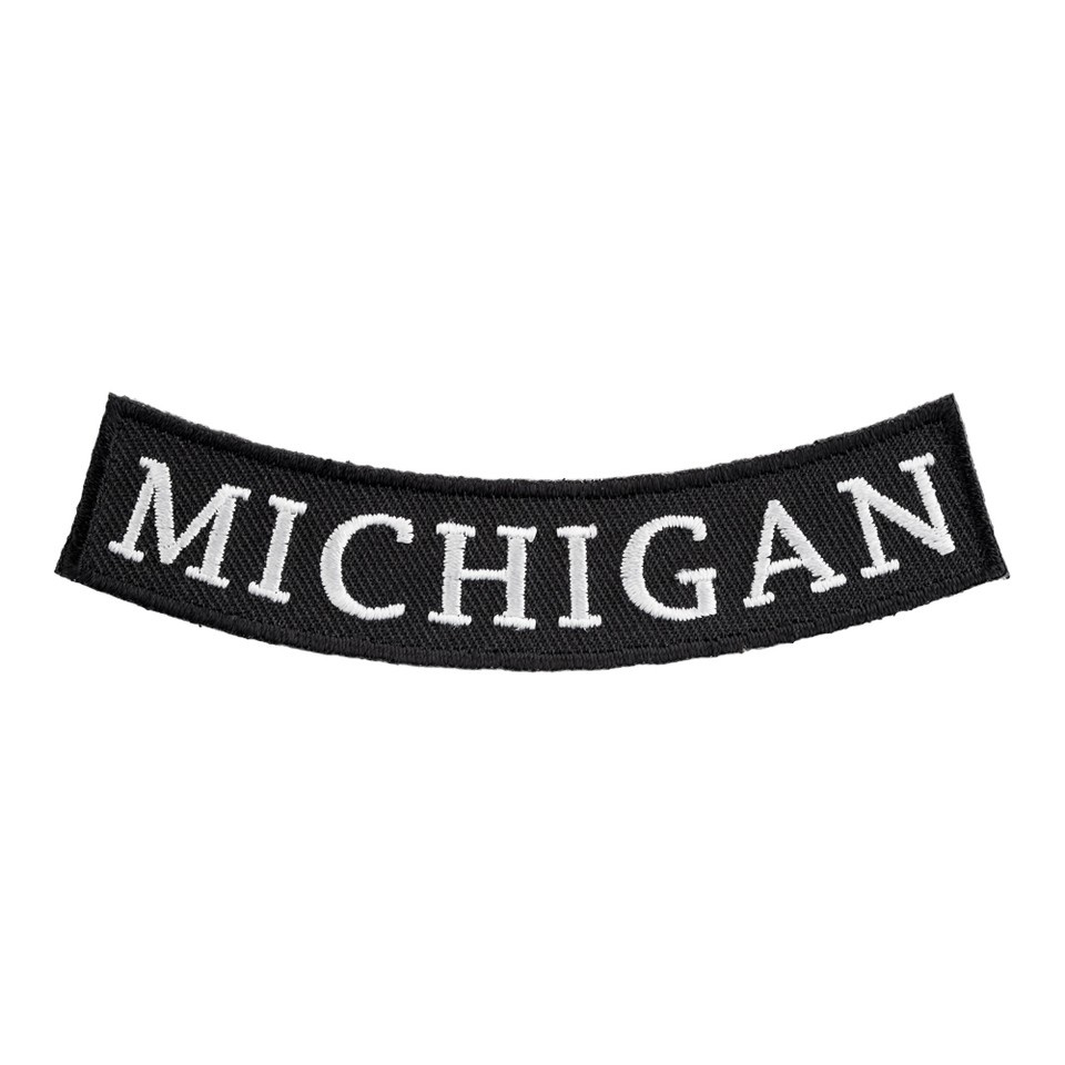 Michigan State Bottom Rocker Patch, U.S. 50 States Patches | eBay