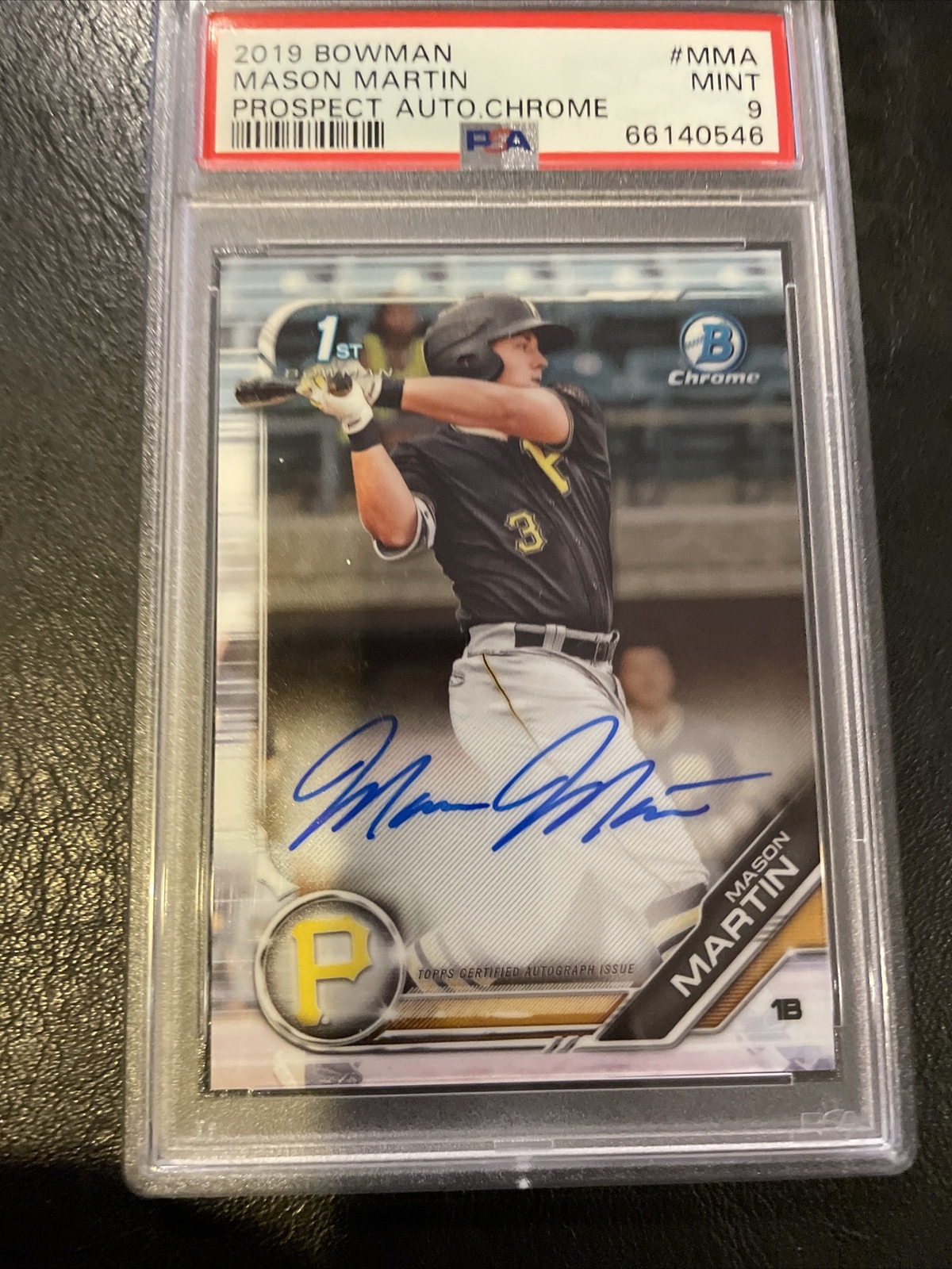 2019 Bowman Chrome Mason Martin 1st Prospect Auto Autograph #CPA-MMA PSA 9 Mint