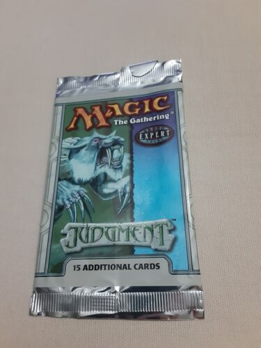 Judgment Booster Pack Magic the Gathering MTG English Judgement empty no cards