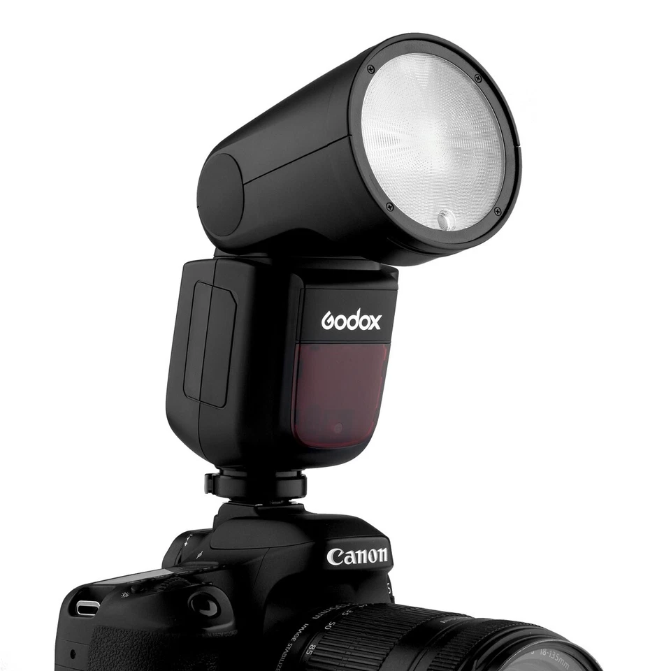 Godox V1-O Round Head Camera Flash Speedlite TTL for Panasonic Olympus - Image 3 of 4