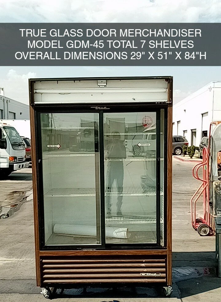 True glass door merchandiser deals