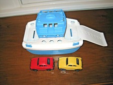 Green Toys Ferry + Two Cars Bathtub Pool Toy Made in USA