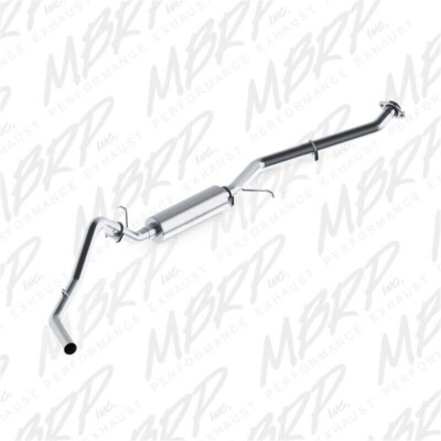 MBRP S5014P for 2003-2007 Chevy/GMC 1500 Classic 4.8/5.3L EC/CC-SB CatBack Sing