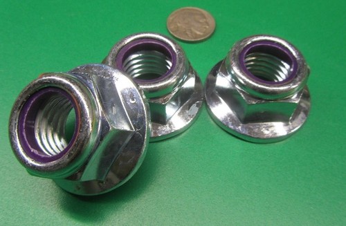 Flange Lock Nut Grade F Zinc Steel RH, 3/4"-10 x 1 1/8" W x 13/16" H, 10Pcs - Picture 12 of 14