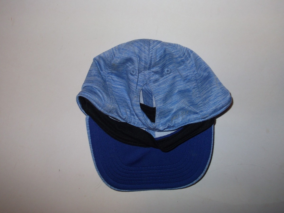 Nike Women\'s Featherlight Dri-FIT hat in Still Blue/Black Nike Featherlight Cap Black And Blue Nike Hat Nike Dri-FIT  main image 3