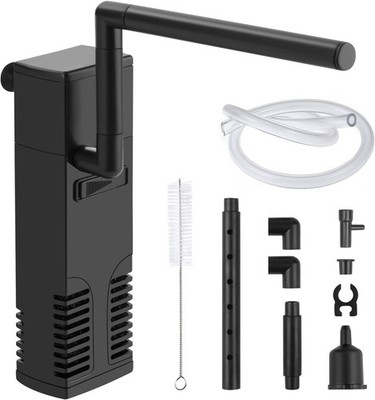 Aquarium Filter mit Einstellbarem Wasserfluss, 4 W Pump für 60 L Aquarium