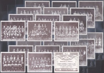 BUCKTROUT - KOMPLETTER SATZ - FUSSBALLMANNSCHAFTEN DER VOGTEI 1927 (L22 KARTEN) TOP