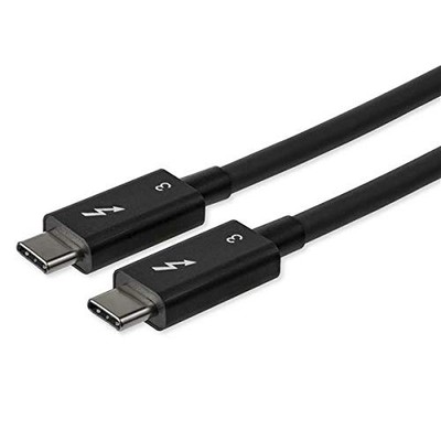 StarTech TBLT34MM80CM 0.8m Thunderbolt 3 Cable 40Gbps Black