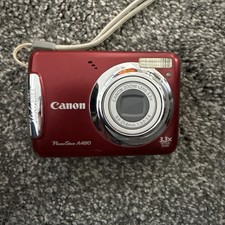 Canon PowerShot A480 10.0MP Digital Camera - Red