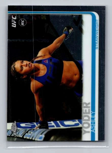 Ashley Yoder 65 UFC Chrome Rookie Card NM TCG