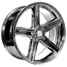 18x8 Iroc Wheels Chrome 5-lugs Rims 4pcs