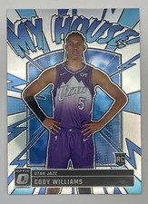 Panini 2024-25 Donruss Optic - Cody Williams #4 My House Rookie Prizm Jazz