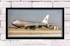 American Airlines Boeing 747 10" x 20" Color Photograph (APPM10135)