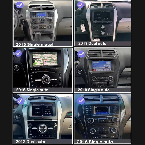 12.1" Tesla Style Car Radio Stereo For Ford Explorer 2011-2019 Android Head Unit - Bild 2 von 12