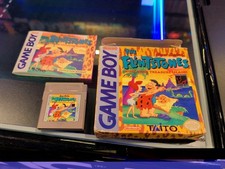 The Flintstones: King Rock Treasure Island Game Boy Cart With Custom Box/Manual