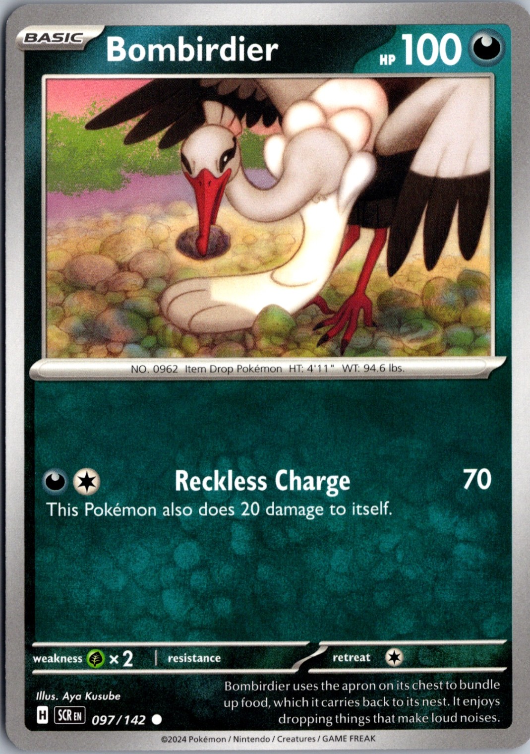 Bombirdier Normal Common SV07: Stellar Crown 097/142 NM