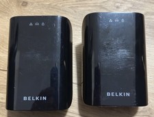 Lot of 2 Belkin F5D4076-S v2 Powerline Gigabit Adapters