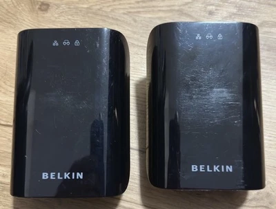 Lot of 2 Belkin F5D4076-S v2 Powerline Gigabit Adapters - image 1 of 2